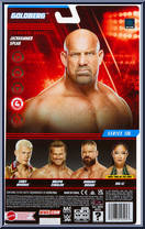 Goldberg from WWE - Series 136 manufactured by Mattel [Back]
