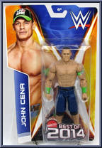 John Cena from WWE - Best of 2014 manufactured by Mattel [Front]