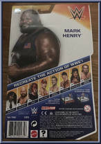 Mark Henry from WWE - Series  52 manufactured by Mattel [Back]
