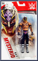 Rey Mysterio from WWE - Series 104 manufactured by Mattel [Front]