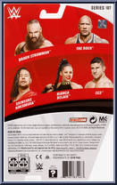 Rock from WWE - Series 107 manufactured by Mattel [Back]