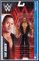 Rock from WWE - Series 125 manufactured by Mattel [Front]