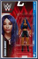 Sasha Banks from WWE - Series 128 manufactured by Mattel [Front]