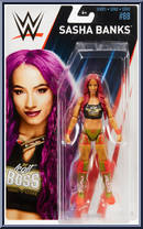 Sasha Banks from WWE - Series  88 manufactured by Mattel [Front]