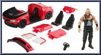 Slam Mobile (with Braun Strowman) from WWE - Wrekkin' manufactured by Mattel [Loose]
