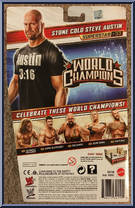 Steve Austin from WWE - Series  29 manufactured by Mattel [Back]