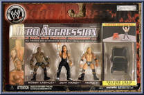 Bobby Lashley / Jeff Hardy / Triple H from WWE Micro Aggression - Series  8 manufactured by Jakks Pacific [Front]