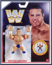 British Bulldog from WWE Retro Series - Series 16 manufactured by Mattel [Front]