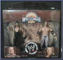 Undertaker / Edge from WWE Road to Wrestlemania - Wrestlemania XXIV manufactured by Jakks Pacific [Front]