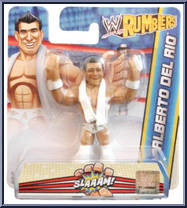 Alberto Del Rio from WWE Rumblers - Basic Series manufactured by Mattel [Front]