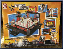 Raw Ring Set from WWE Stack Down - Basic Series manufactured by Bridge Direct [Back]