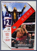 Edge from WWE Ultimate Edition - Series  8 manufactured by Mattel [Back]