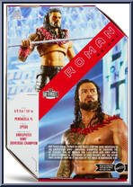 Roman Reigns from WWE Ultimate Edition - Series 20 manufactured by Mattel [Back]
