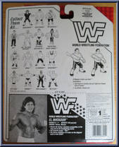 El Matador from WWF - Series  6 manufactured by Hasbro [Back]