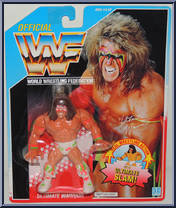 Ultimate Warrior (White Trunks) from WWF - Series  2 manufactured by Hasbro [Front]