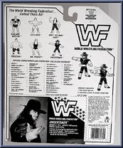 Undertaker (with Cloak) from WWF - Series  8 manufactured by Hasbro [Back]