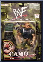 HHH from WWF - Camo Carnage - With Guns manufactured by Jakks Pacific [Front]