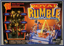 Royal Rumble (Ring / 6 Figures) from WWF - Minis manufactured by Jakks Pacific [Front]