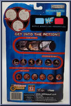 Shopping Cart / Fire Extinguisher / Belt from WWF - Ring Gear - Series 1 - WrestleMania XVII manufactured by Jakks Pacific [Back]