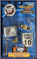 Speed Limit Sign / Belt / Hammer / Bucket Action Figure