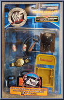 Stone Cold Chair / Bell / 2 Soda Cans / Belt Action Figure
