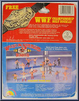 Brutus Beefcake from WWF - Bendies manufactured by LJN [Back]