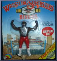 Junk Yard Dog from WWF - Bendies manufactured by LJN [Front]