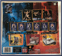 Vince McMahon vs Shane McMahon from WWF Titan Tron Live - Ringside Rivals - Series 1 manufactured by Jakks Pacific [Back]
