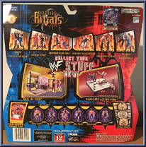 William Regal vs Mick Foley from WWF Titan Tron Live - Ringside Rivals - Series 2 manufactured by Jakks Pacific [Back]