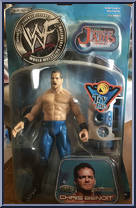 Chris Benoit from WWF Titan Tron Live - Signature Jams - Series 2 manufactured by Jakks Pacific [Front]