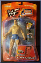 Kurt Angle from WWF Titan Tron Live - Signature Jams - Series 1 manufactured by Jakks Pacific [Front]