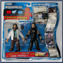 Mick Foley / Undertaker from WWF Titan Tron Live - Famous Scenes - Series 1 manufactured by Jakks Pacific [Front]