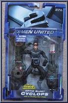 Cyclops (Optic Blast) from X2:  X-Men United - Series 1 manufactured by Toy Biz [Front]