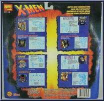 Apocalypse / Wolverine (Battle Ravaged) from X-Men - Canadian 2-Pack - Series 2 manufactured by Toy Biz [Back]