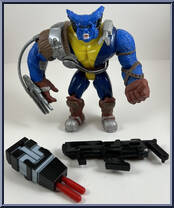 Post Apocalypse Beast (Blue & Yellow) from X-Men - Battle Brigade manufactured by Toy Biz [Loose]