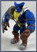 Post Apocalypse Beast (Blue & Yellow) from X-Men - Battle Brigade manufactured by Toy Biz [Loose]