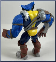 Post Apocalypse Beast (Blue & Yellow) from X-Men - Battle Brigade manufactured by Toy Biz [Loose]