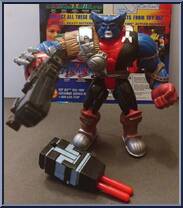 Post Apocalypse Beast (Black & Red Outfit) from X-Men - Battle Brigade manufactured by Toy Biz [Loose]