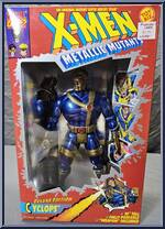 Cyclops from X-Men - 10" Metallic Mutants manufactured by Toy Biz [Front]