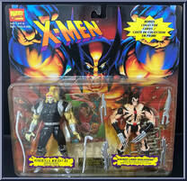 Omega Red II / Wolverine (Savage Land) from X-Men - Canadian 2-Pack - Series 2 manufactured by Toy Biz [Front]