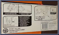 Professor X from X-Men - Space Riders manufactured by Toy Biz [Back]