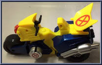 Wolf Cycle (with Wolverine) from X-Men - Vehicles manufactured by Toy Biz [Loose]