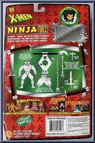 Ninja Wolverine from X-Men - Ninja Force manufactured by Toy Biz [Back]
