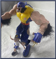 Wolverine Unleashed from X-Men - Onslaught manufactured by Toy Biz [Loose]