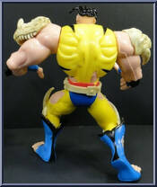 Savage Wolverine & Crawler-Rex from X-Men - Savage Land manufactured by Toy Biz [Loose]