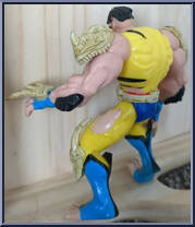 Savage Wolverine & Crawler-Rex from X-Men - Savage Land manufactured by Toy Biz [Loose]