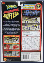 Wolverine from X-Men - Shape Shifters manufactured by Toy Biz [Back]