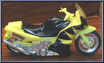Wolverine Battle Cycle from X-Men - Vehicles manufactured by Toy Biz [Loose]