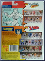 Wolverine (7th Edition - Street Clothes) from X-Men - Series 7 manufactured by Toy Biz [Back]