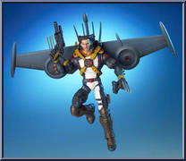 Wolverine (Air Strike) from X-Men - 2006 Series - Series 2 manufactured by Toy Biz [Loose]